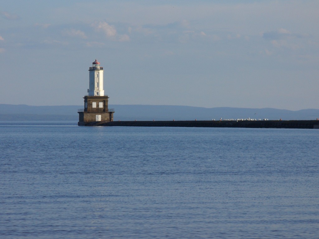A view of the lighthouse.